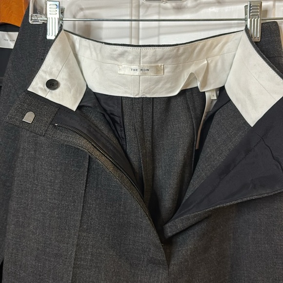 EUC THE ROW women’s blazer and pants  in wool charcoal grey sz 4 sold together - Picture 10 of 16